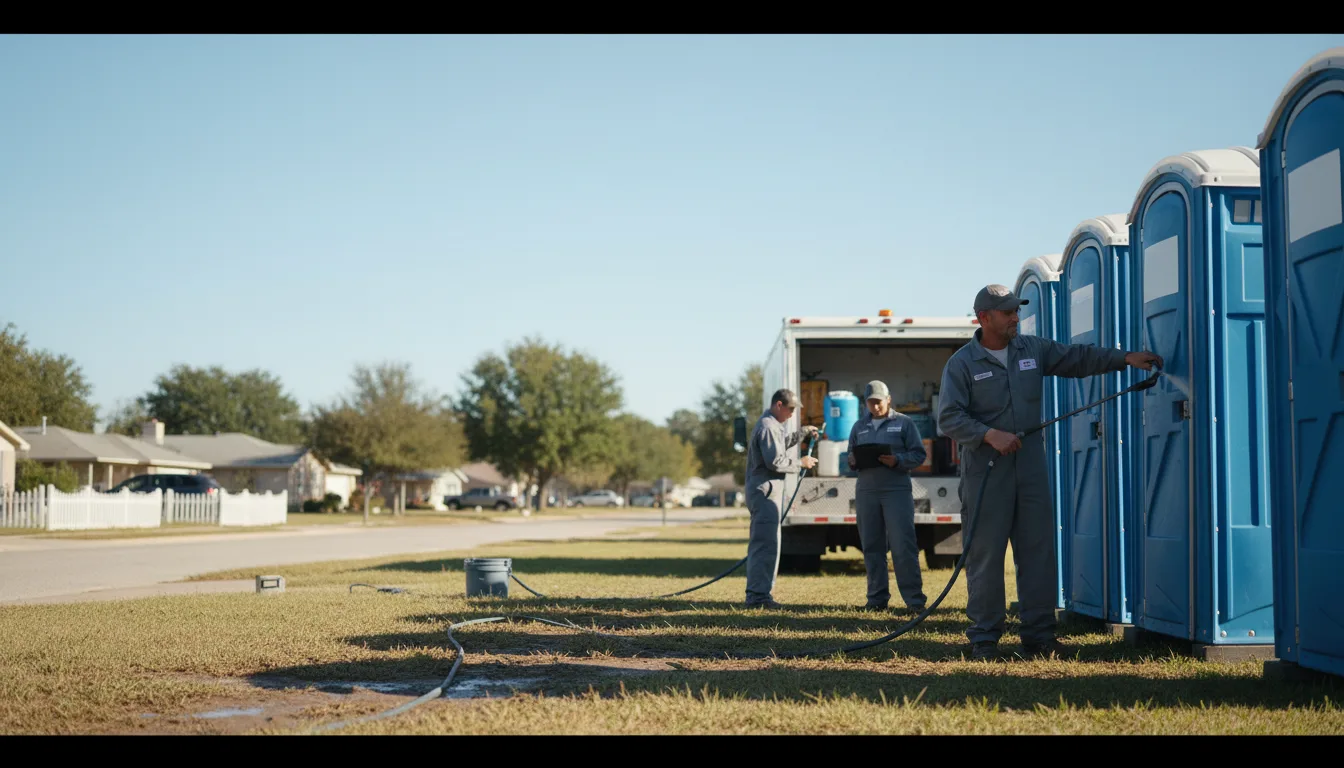 Long-Term Portable Toilet Rental in Harwood, TX near me